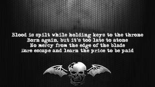 Avenged Sevenfold - Hail To The King [Lyrics on screen] [Full HD]