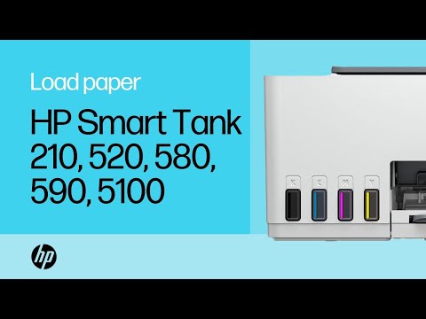 Load paper & other media | HP Smart Tank 210, 520, 580, 590, 5100 printers | HP Support
