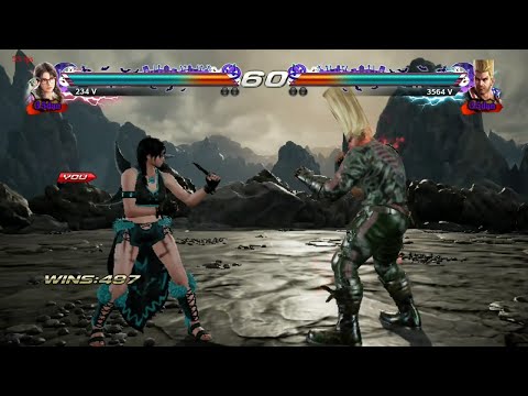 347_3 Julia Ryona vs Paul  - Tekken 7 ( Anakin x24 ) sin Grafica Dual