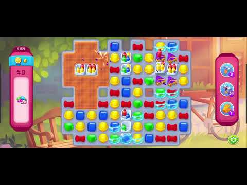 Homescapes level 9154 gameplay (very hard)