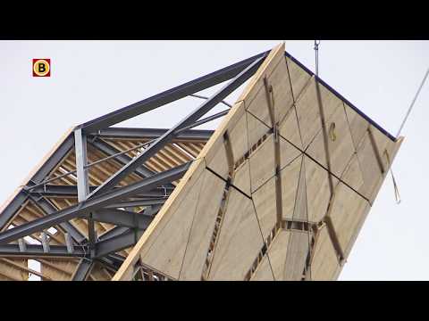 Zien! Spectaculair uitzicht vanaf nieuwe toren in Halsteren: hoogste punt bereikt