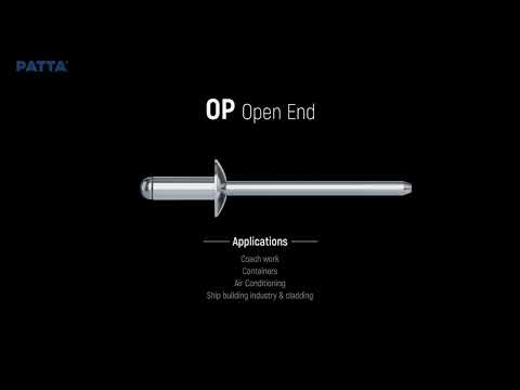 Rivete de Corpo Aberto OP