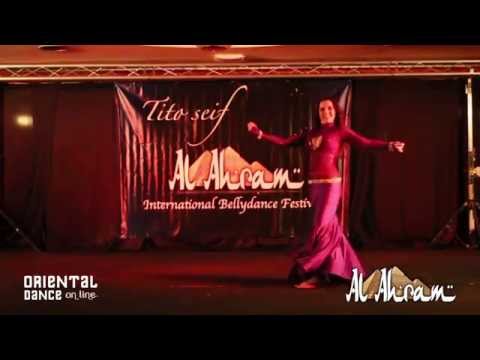 Lorena Saad. Iraqi dance, kawleeya. AL AHRAM FESTIVAL BY TITO SEIF 2015