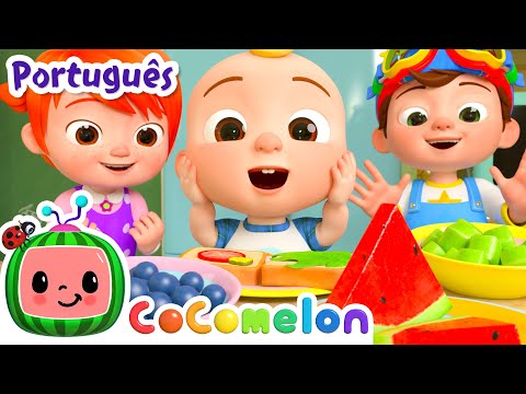 Capa de NOVO! Formas no meu almoço | Cocomelon em Português | Desenhos Animados e Músicas Infantis