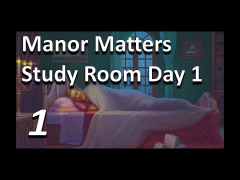 Manor Matters Gameplay Walkthrough - Manor Matters Study Room Day 1