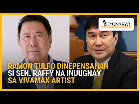 Ramon Tulfo, dinipensahan ang kapatid na si Sen. Raffy sa umano’y link sa Vivamax artist | Agenda