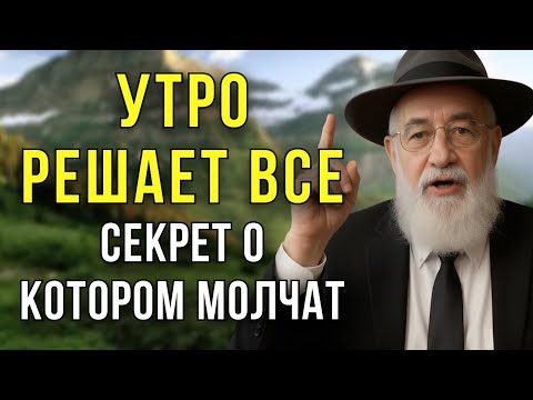 Утренние ПРИВЫЧКИ для ЗАМЕДЛЕНИЯ Старения! Еврейская мудрость