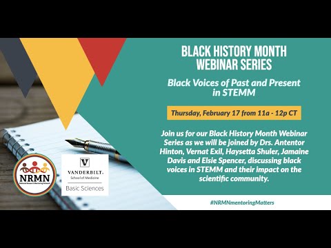 Black Voices of Past and Present in STEMM