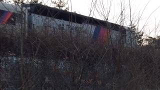 preview picture of video 'NJT 4211 at Atco Station at Dusk'