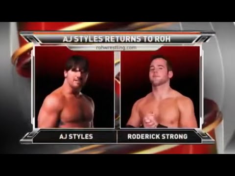 AJ Styles vs. Roderick Strong - ROH 2014 | FULL MATCH