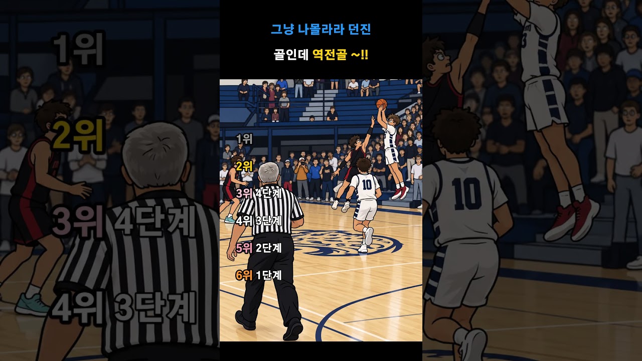 그냥 던졌는데 들어갔다고? 농구 역사상 미친 순간들ㅋㅋ #농구 #농구쇼츠 #기적의슛 #버저비터 #농구하이라이트 #Basketball #CrazyShots #Shorts
