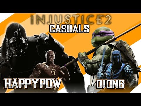 😱 HAPPYPOW (Grodd, Flash)  VS DJON6 (Donatello, Sub-Zero) - Injustice 2 Gameplay