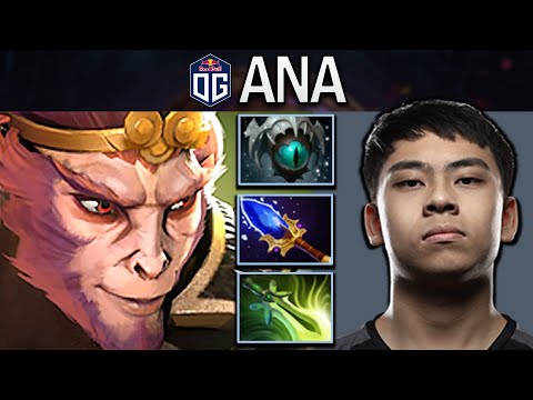 OG.ANA SMURF MONKEY KING WITH 24 KILLS & BUTTERFLY - DOTA 2 7.31 GAMEPLAY