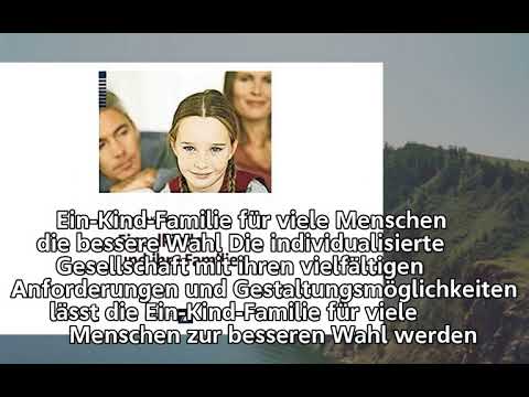 Familie –              Einzelkinder sind kaum anders als die anderen