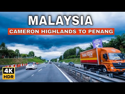 Driving In Malaysia Highway | Cameron Highlands To Penang 🇲🇾🛣️🚘