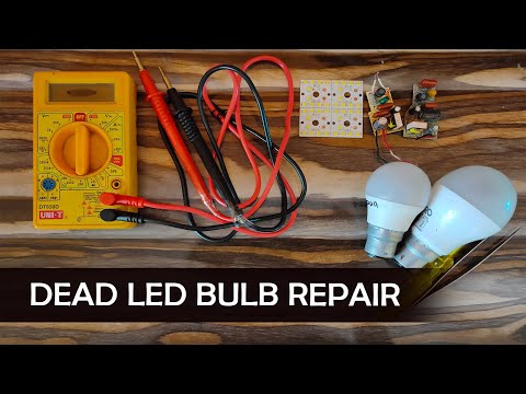 How to repair a Dead LED lamp at zero cost || ElectroTek