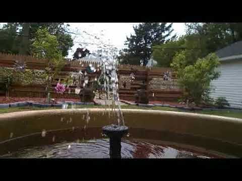 Product Review Solar Fountain Spray