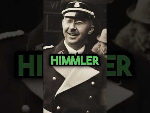 Hitler's most dangerous general: Heinrich Himmler #history #shorts