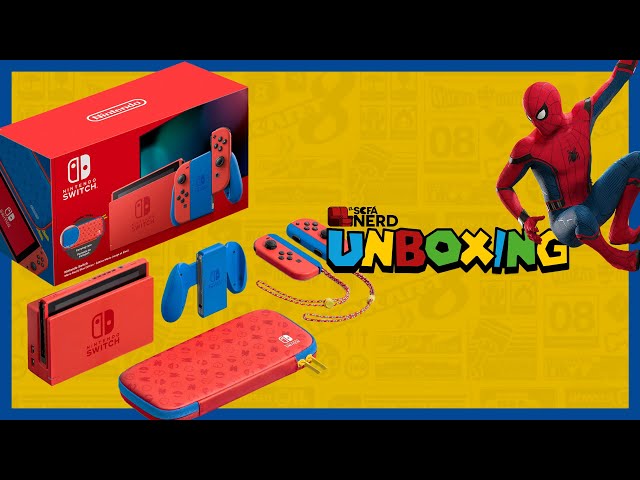 Vídeo relacionado con Nintendo Switch Console, Mario Red & Blue Edition, HADSRAAAF