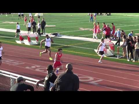 OpenB Heat 3 100m vs Servite & Rosary 3-9-16 - Los Alamitos Boys