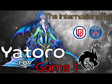 The International 10 | PSG.LGD vs Team Spirit | Game 1 | Yatoro Naga POV | GRAND FINALS