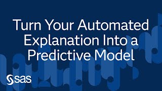 Download the video "Easily Turn Your Automated Explanation Into a Predictive Model | Ask the Expert"