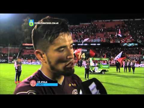 Ayala: "Era mía". Newell's 1 - Lanús 1. Fecha 29. Primera División 2015. FPT.