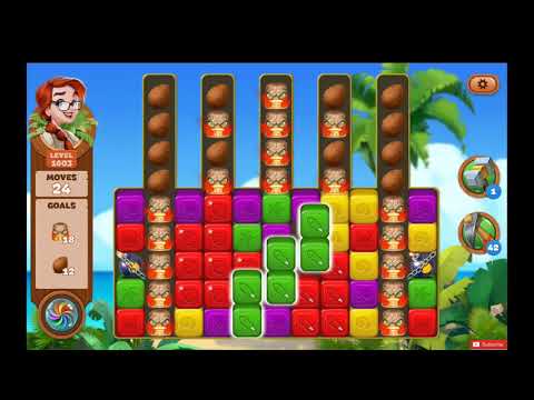 Lost Island Blast Adventure Level 1603 NO BOOSTERS - A S GAMING ✔