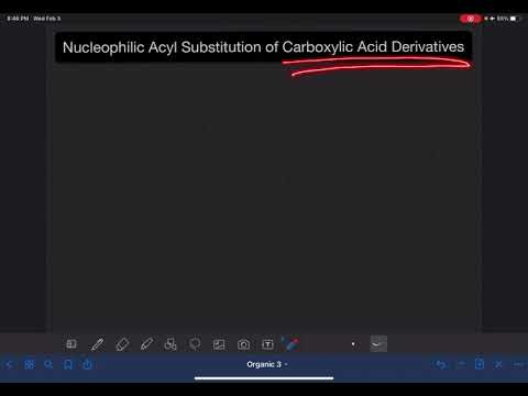 11: Introduction to nucleophilic acyl substitution