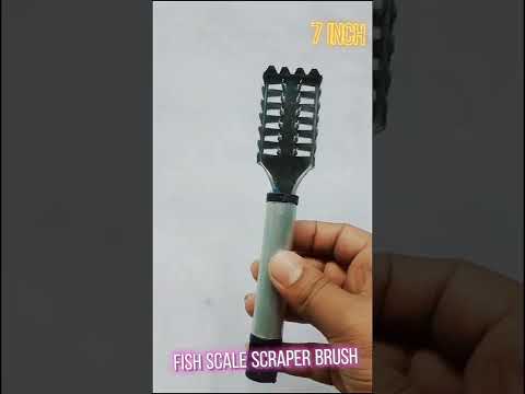 Stainless steel fish scale remover