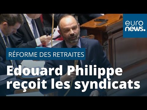 Retraites : Emmanuel Macron disposé à des "améliorations", Edouard Philippe reçoit les syndicats