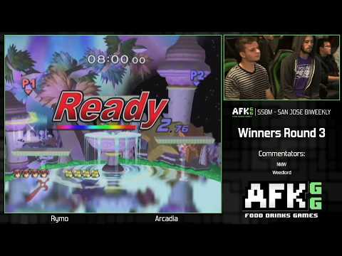 Melee - Rymo (Fox) vs arcadia (Marth) - Winners Round 3 at AFK9