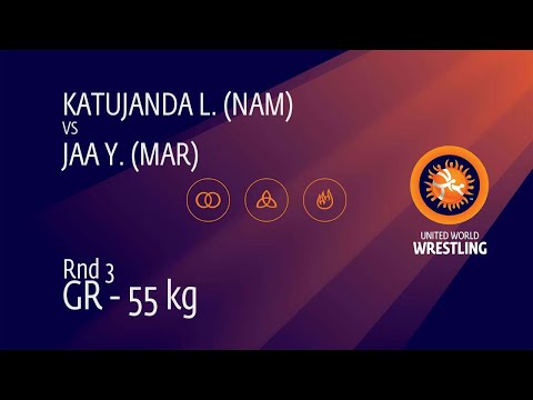 Round 3 GR - 55 kg: L. KATUJANDA (NAM) v. Y. JAA (MAR)