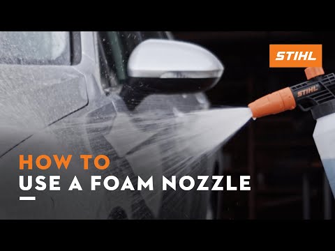 STIHL foam nozzle | How to use it with the STIHL pressure washer | Instruction