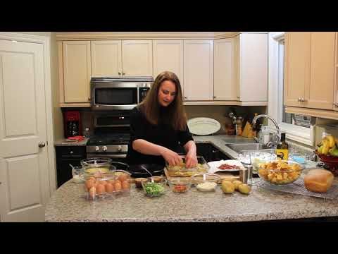 How to make "Potato Bacon Onion and Sauteed Red Pepper Frittata"