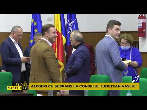 ȘTIRE ALEGERI CU SUSPANS LA CONSILIUL JUDETEAN VASLUI! 04 03 2022