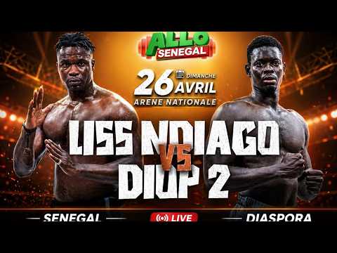 🛑 [DIRECT] Arène Nationale : suivez en direct le combat Diop 2 vs Liss Ndiago !