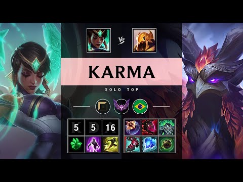 Karma Top vs Azir - BR Master Patch 25.17