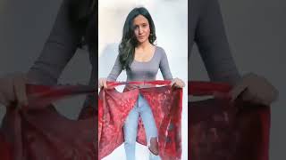 How to Wear a Scarf with Tops, Jeans♥️💪❤️ #shorts #youtubeshorts #howtowearascarf