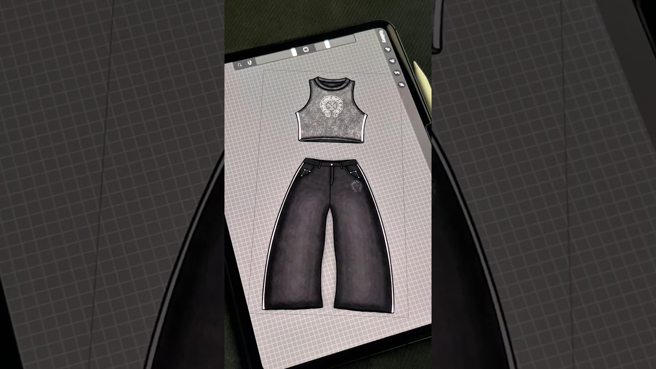 Using These FREE Procreate Brushes to Level Up My Fashion Mockups