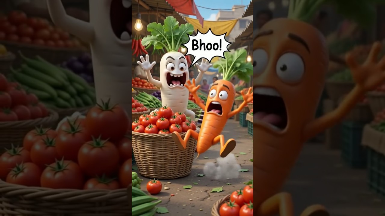 😂🥕 सब्जी मंडी में मचा धमाल! 🥬  #FunnyVegetables #FunnyVideo   #ViralShorts # #Shorts #ComedyShorts