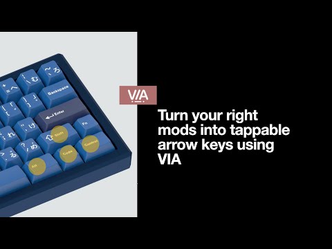 Tutorial: Turn your right mods into tappable arrow keys using VIA