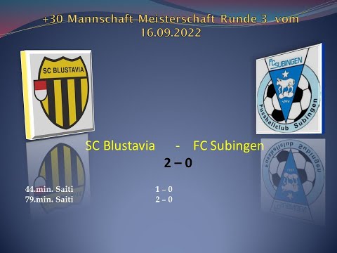 +30 Meisterschaft SC Blustavia - FC Subingen