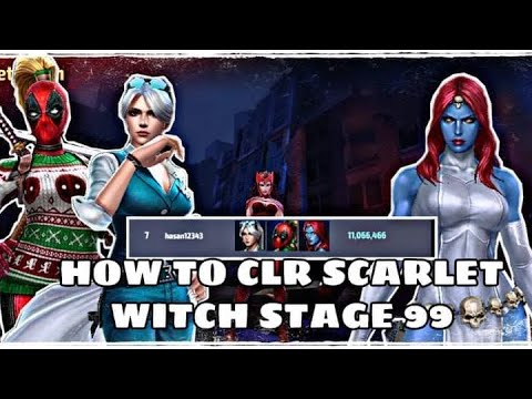 How to clear wbu Scarlet Witch stage 99 - marvel future fight