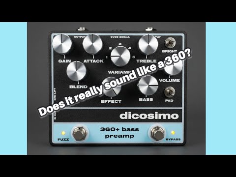 DiCosimo Audio 360+ Bass Preamp (Acoustic 360) image 7