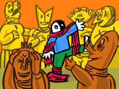 Scarf Mania, starring Romanov