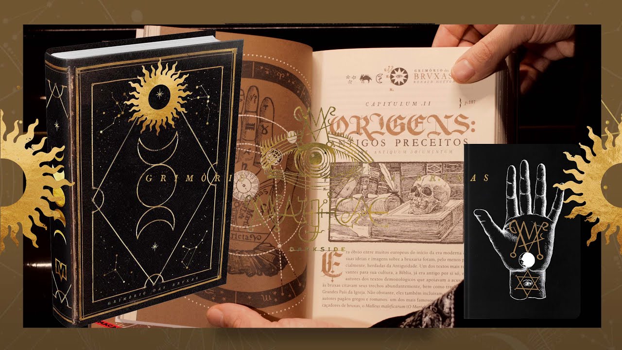 Grimório das bruxas (Moon Edition) - DarkSide - Folhando em 4K + Umboxing