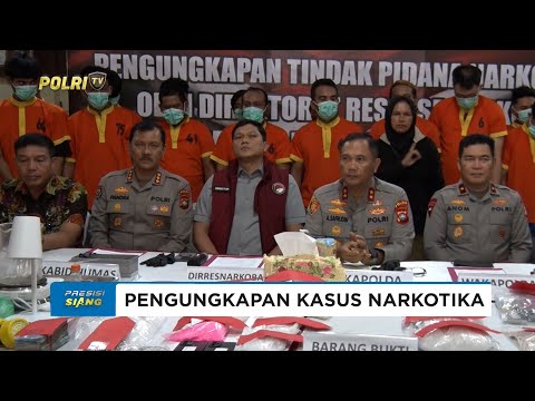 KAPOLDA KEPRI PIMPIN RILIS PENGUNGKAPAN KASUS NARKOTIKA PERIODE AGUSTUS &ndash; SEPTEMBER 2025