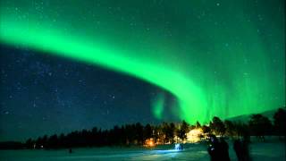 preview picture of video '2013/02/08 - Aurora over Lapland - Finland, Menesjarvi, Korpikartano Hotel'