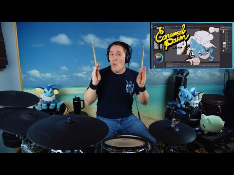 The8BitDrummer x Hololive | Hoshimachi Suisei - Caramel Pain